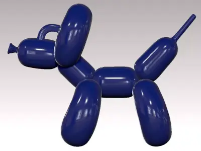 Balloon Dog Display - decor - 3D print 3D print model