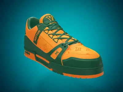 LV Trainer - Louis Vuitton Sneaker Shoes 3D print model