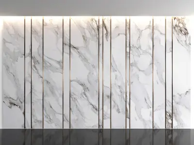 Marble panels 2 3D model