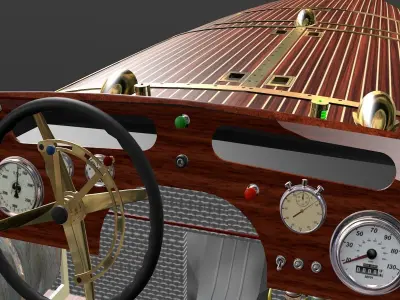 Baby Bootlegger G5 Hull Only 3D model