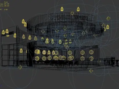 Exhibition - Area - 13X12-3DMAX2009-01 3D model