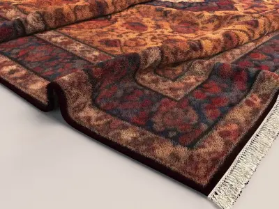 Carpet rug 003 3D model