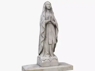 Statue of Mary Magdalene 3D model