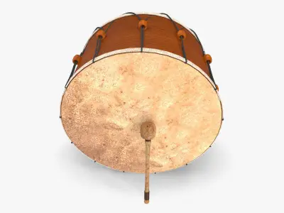 Turkish Folcloric Drum 3D model