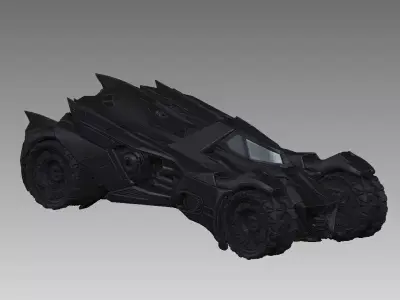 Batmobile Arkham Knight One12 Scale 1-12  - Mezco Mafex Figuarts 3D print model