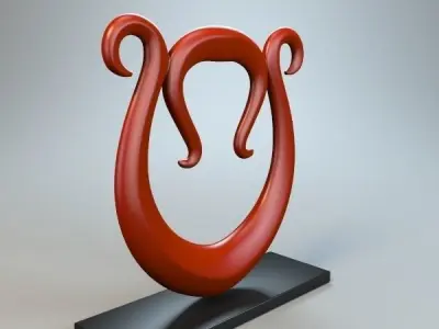 Abstract Figure 3D model 26