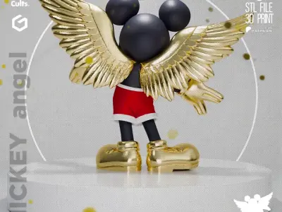 MICKEY angel 3D print model