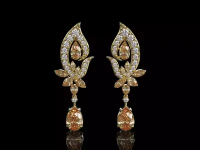 Earring Design 3D print model purchase