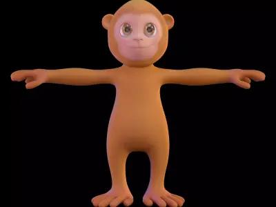 Monkey RIG 3D model