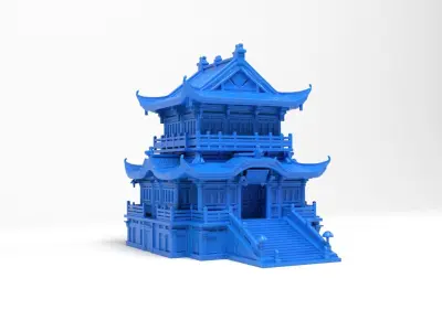 Chinese House 3D print model