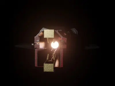 Sci-Fi Space Ship  Free 3D model