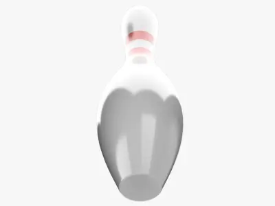 Bowling Pin 3D model 2