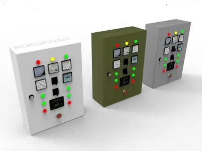 panel switch box 3D model