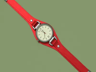 FREE Red Watches Free 3D model