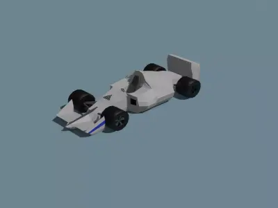 Freestyle Formula 1 Low-poly 3D model