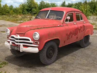 GAZ-M72 3D model