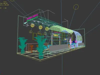 Exhibition - Area - 14X4-3DMAX2009-05 3D model