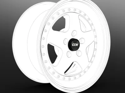 CCW 5 Classic Low-poly 3D model