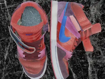 NIKE EAST K 3D SHOES Low-poly 3D model