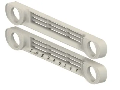 3d printable Chevy c10 1962 front grille 3D print model