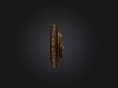 Sun Spiral Mask Low-poly 3D model