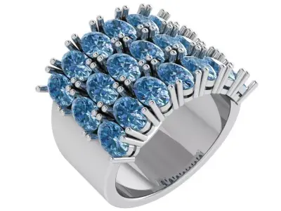 Oval Cut Band 4522 3D print model