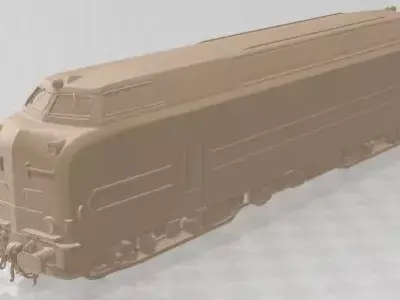 Locomotive - SNCF Alsthom Class CC 65000 Printable 3D print model