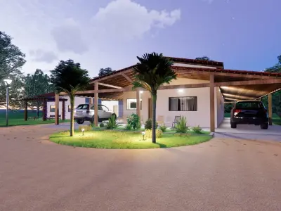 The farmhouse 3D model