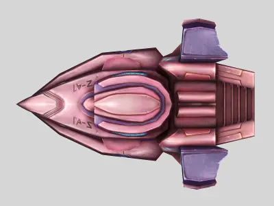 Sickle fighter 02 3D model