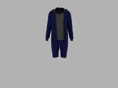 Sport Suit Low-poly 3D model