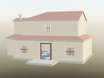 3d house 3D model