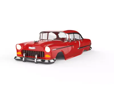 1955 Chevrolet Bel Air 4door 3D print model