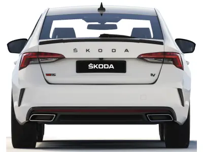 Skoda Octavia RS 2020 3D model