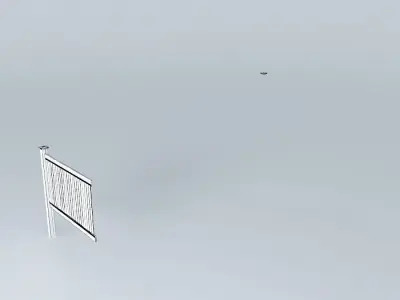 Vinyl Privacy Fence Free 3D model