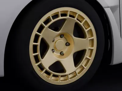 Fifteen52 Turbomac Aftermarket Wheel Low-poly 3D model