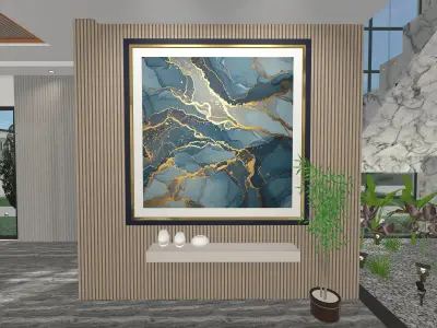 Marble Design Marble Painting Marble Wall Art Free 3D print model