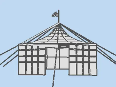 Tent - House 3D model