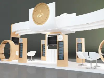 Booth Exhibition Stand a325a 3D model