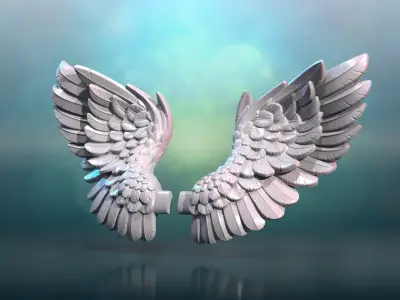 Angel Wings 3D print model