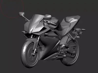 Yamaha Bike 3D print model