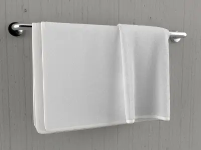 Hanging Towels 3 3D model