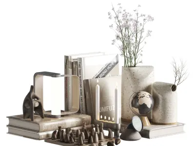 Decorative set 04 3D model