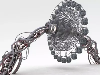 Ferris wheel 3D model