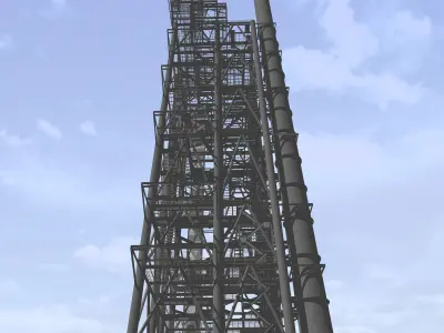 Industrial building 23ZZ20 3D model
