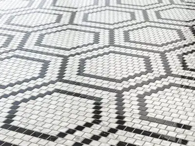 Tiles ATLAS CONCORDE MARVEL PRO Mosaico Honeycomb 3D model