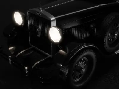 Vintage car A 3D model