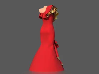 NIGHT DRESS 3D model