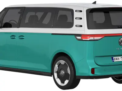 Volkswagen ID Buzz LWB 2023 3D model