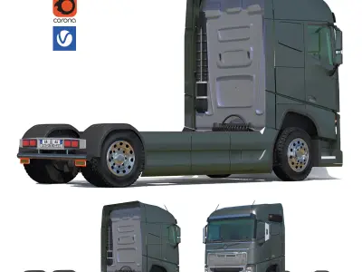 volvo fh16 750 3D model