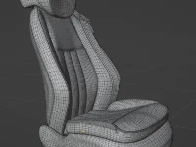 Car Seat 3D model
